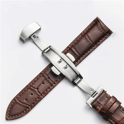 fake leather watch straps|leather strap for men's watches.